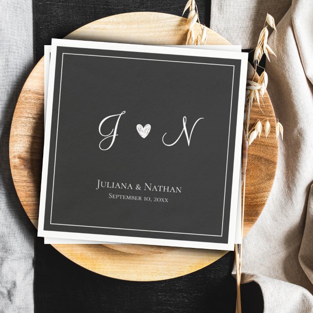 Monogram Name Serviette (Von Creator hochgeladen)