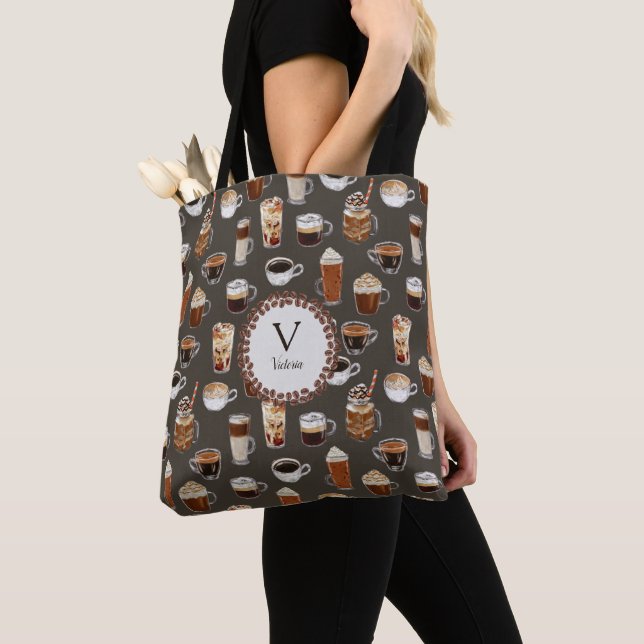 Monogram Name Venti Kaffee Lover Brown (Von Nahem)