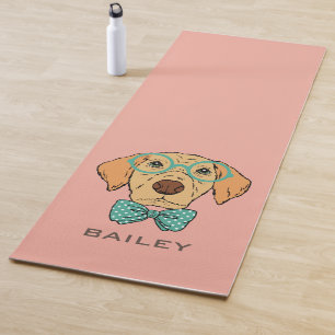 Monogram Niedlich & Funny Labrador Retriever Hipst Yogamatte