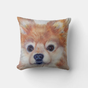MONOGRAM NIEDLICH GOLDEN SPITZ KISSEN