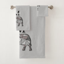 Monogram Niedlich Graphics Elephant Personalisiert