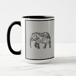 Monogram Niedlich Graphics Elephant Personalisiert Tasse