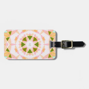 Monogram Niedlich Green Hübsch Pink Magic Star Gir Gepäckanhänger