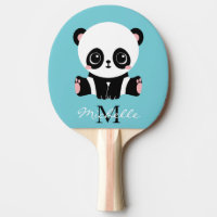 Monogram Niedlich Panda Personalisiert Bubble Gum