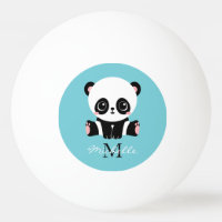 Monogram Niedlich Panda Personalisiert Bubble Gum 