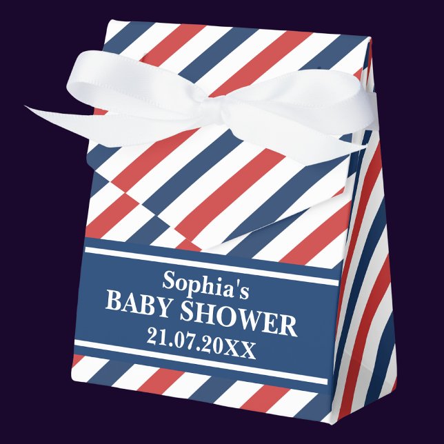 Monogram Niedlich Pattern Baby Dusche Geschenkschachtel (Von Creator hochgeladen)