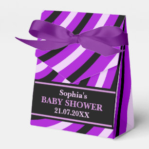 Monogram Niedlich Stripe Babydusche Geschenkschachtel