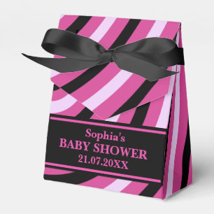 Monogram Niedlich Stripe Babydusche Geschenkschachtel