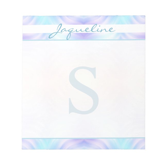 Monogram Notizblock (Vorderseite)