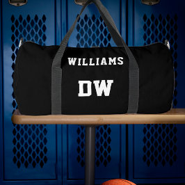 Monogram-Nummer des Minimalistischen Individuellen Duffle Bag