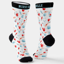 Monogram Nurse Crew Socks Socken