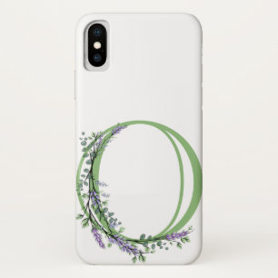Monogram O Lavendel Eucalyptus Case-Mate iPhone Hülle