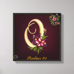 Monogram O Premium Wrapped Canvas (Gloss) Leinwanddruck