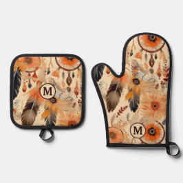 Monogram Ofenhandschuh & Topflappen-Set