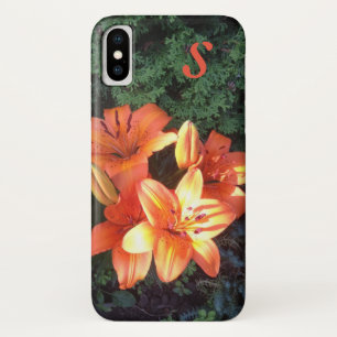 Monogram Orange Florale Fotografie Case-Mate iPhone Hülle