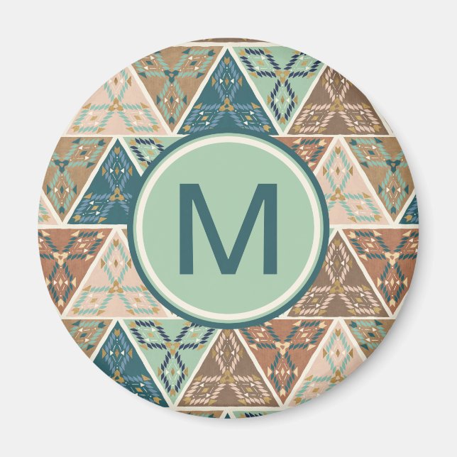 Monogram Outdoor Geo Step Geometric Pattern Magnet (Vorne)