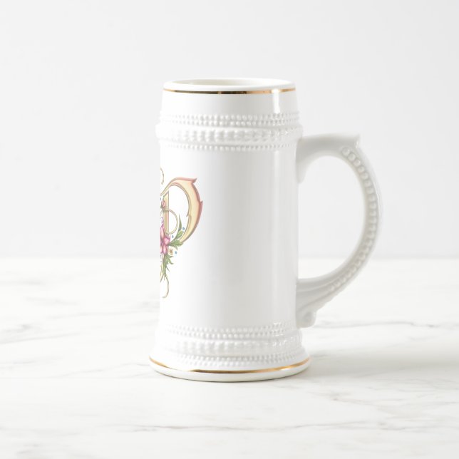 Monogram P Gift Tasse (Rechts)