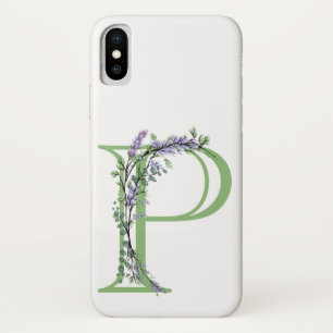 Monogram P Lavendel Eucalyptus Case-Mate iPhone Hülle