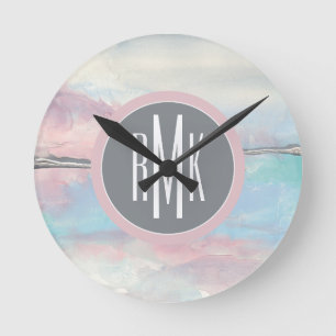 Monogram Parfait II Runde Wanduhr