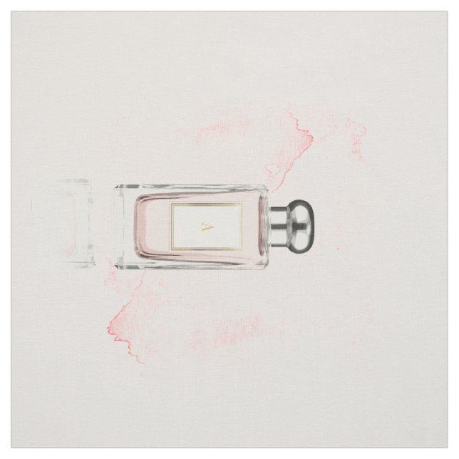 Monogram Parfüm Flasche Elegant Stoff (Muster)