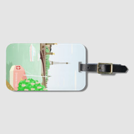 Monogram Paris Gepäckanhänger mit Visitenkarten-Sl