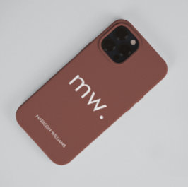 Monogram Pastel Elegant Feminine Minimalistisch Ca Case-Mate iPhone 14 Pro Max Hülle