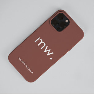 Monogram Pastel Elegant Feminine Minimalistisch Ca Case-Mate iPhone 14 Pro Max Hülle