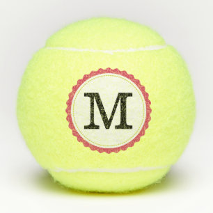 Monogram Personalisiert Modern #3 Tennisbälle