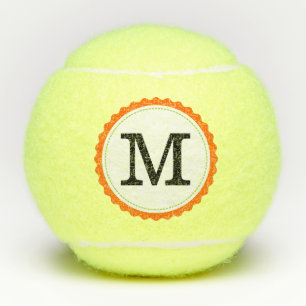 Monogram Personalisiert Modern #4 Tennisbälle