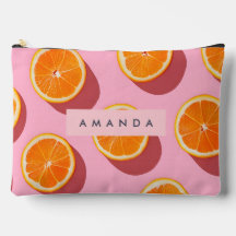 Monogram Personalisiert Orange Slice Muster