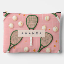 Monogram Personalisiert Retro Tennis Racket Muster