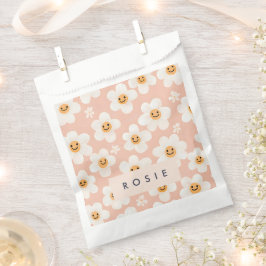 Monogram Personalisiert Smile Daisy Floral Muster Geschenktütchen