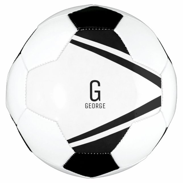 Monogram Personalisiert Soccer Ball (Vorderseite)