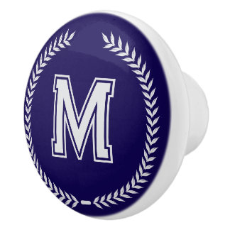 Monogram Personalized Drawer Handles Pulls Knobs Keramikknauf