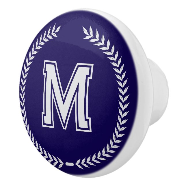 Monogram Personalized Drawer Handles Pulls Knobs  Keramikknauf (Rechts)