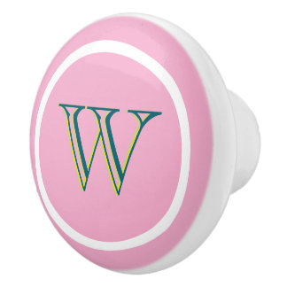 Monogram Personalized Drawer Handles Pulls Knobs Keramikknauf