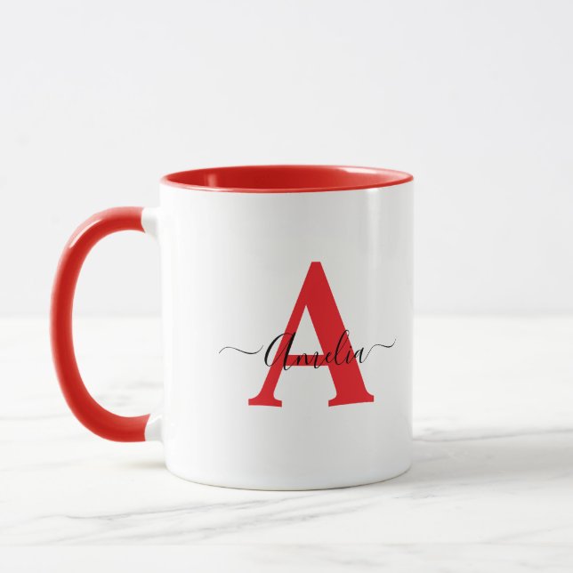 Monogram Personalized Mug  Tasse (Links)