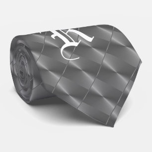 MONOGRAM PEWTER KRAWATTE