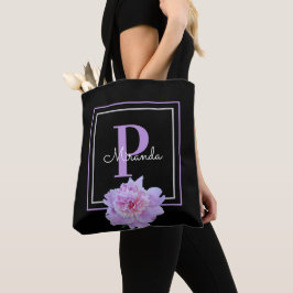 Monogram Pink Blume Black Modern