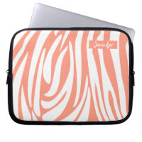 Monogram Pink Corp Striped Zebra Muster Trendy