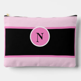 Monogram Pink Girl Hübsch Custom Zubehörtasche