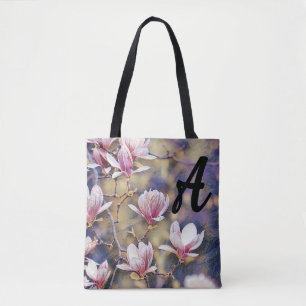 Monogram Pink magnolia Ast Aquarell lila