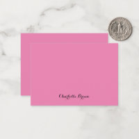 Monogram Pink Moderne Minimalistische Feminine