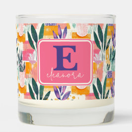 Monogram Pink Pastel Fauvism Garden Pools