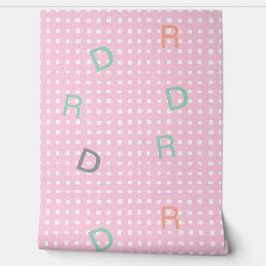 Monogram pink tapete