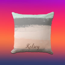 Monogram Pinselstriche farbenfroh |