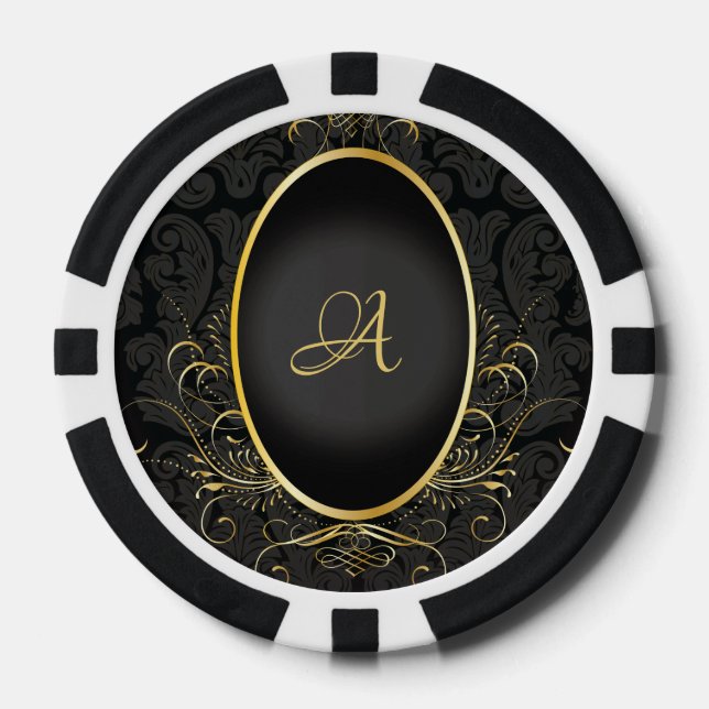 Monogram, Poker-Chip der Klasse Royal Style Pokerchips (Vorderseite)