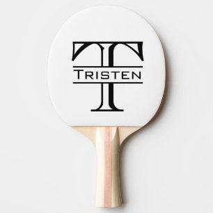 Monogram Pong Paddle Tischtennis Schläger