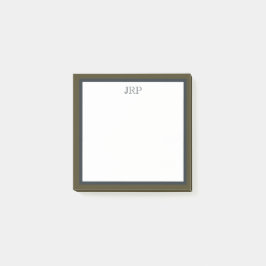 Monogram Post-It Notes Klebezettel