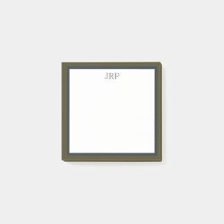 Monogram Post-It Notes Klebezettel